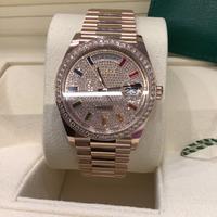 Rolex Day Date Oro Rosa Diamond Pavé RBR