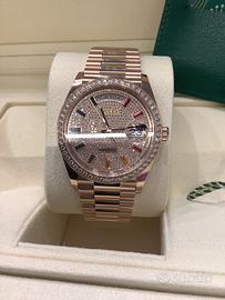 Rolex Day Date Oro Rosa Diamond Pavé RBR