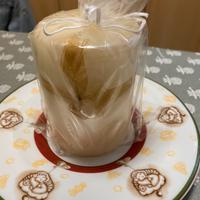 Candela con piattino thun