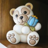 Thun - Panda bianco con tulipano ed. 2023