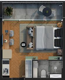 Grazioso monolocale a Lavena Ponte Tresa