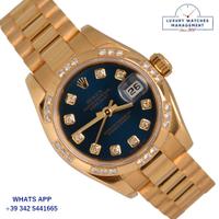 ROLEX Datejust 179368 President Ladies 26MM blue