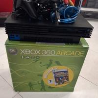 XBOX-360 + PS2  SENZA GIOCHI