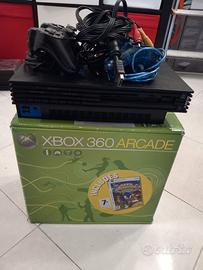 XBOX-360 + PS2  SENZA GIOCHI