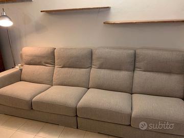 divano lineare 4 posti