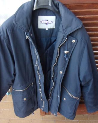 Elegante giacca uomo invernale, cotone, imbottita