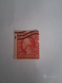 francobollo da 2c. G.Washington stati uniti 1912