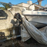 barca carrello e motori 