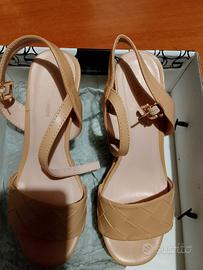 Zeppe con tacco alto estive Tg 37