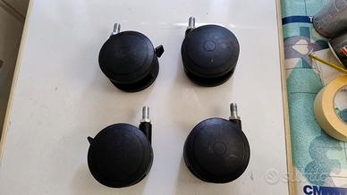 4 ruote per mobile o carrello fai da te diam.10 cm