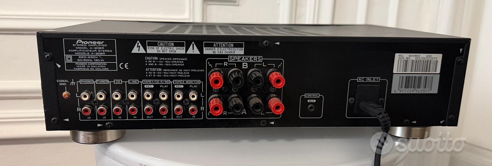 Ampli Stéréo Pioneer A-209R Direct Energy MOS – D'occasion, Tout Marche !