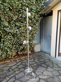 Lampada da terra Eyeball acciaio cromato anni '70