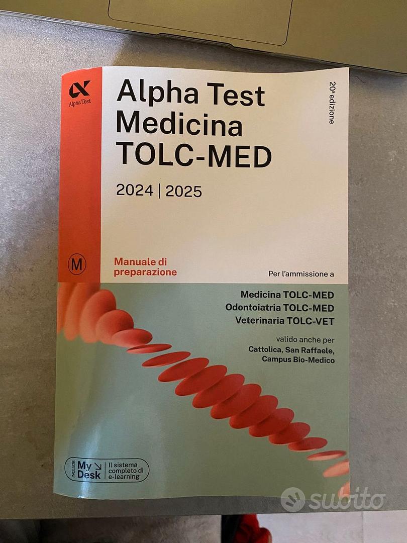 Alpha Test - Medicina - Tolc-Med - Kit Di Preparazione - 2024/2025