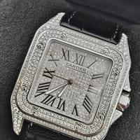 Cartier Santos  Custom Diamond FullSet NEGOZIO