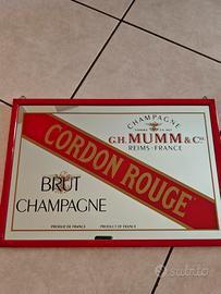 Quadro a specchio champagne Mumm