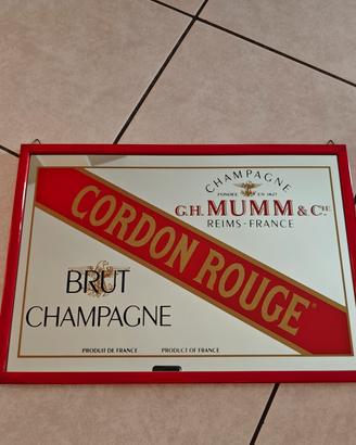 Quadro a specchio champagne Mumm