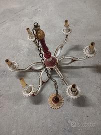 candelabro antico in ceramica