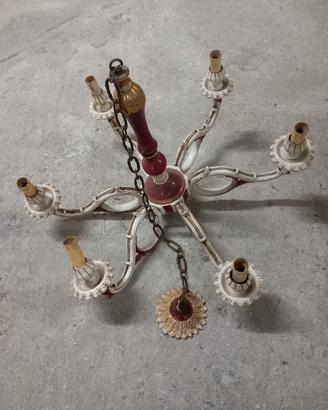 candelabro antico in ceramica