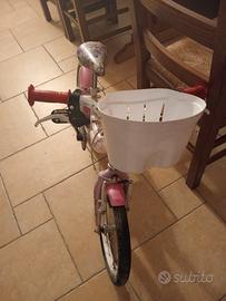 Bicicletta da bambina ruote da 14 4/6 anni
