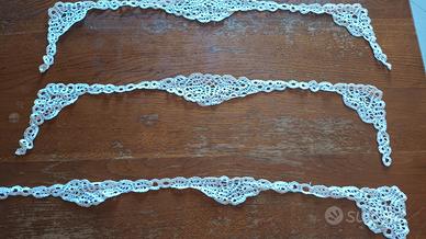 pizzo al tombolo per lenzuolo matrimoniale 