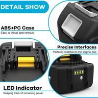 2 Batterie di Ricambio da 18V 5.0Ah + Caricatore p