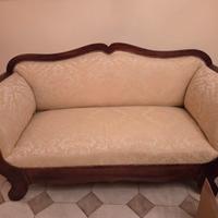 Divano antico + poltroncina parigina