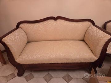 Divano antico + poltroncina parigina