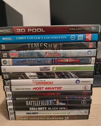 Lotto 14 Giochi PC da Collezione (Box + Manuali) 