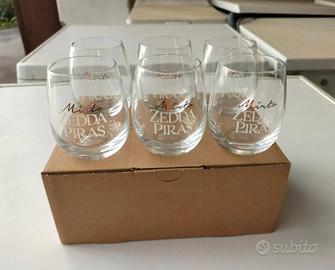 6 Bicchieri Shot Cicchetto Liquore Mirto Sardegna