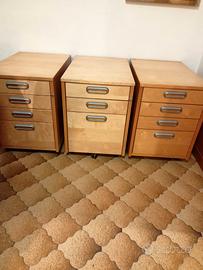 CASSETTIERA puro rovere