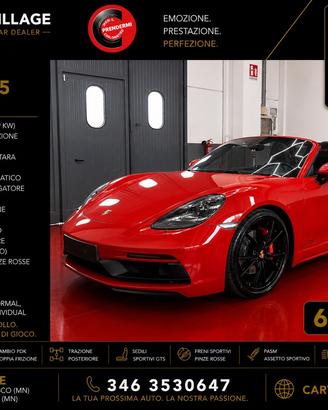 Porsche 718 Spyder Boxster 2.5 GTS