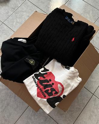 Lotto felpe e magliette - Stussy, Ralph Lauren…