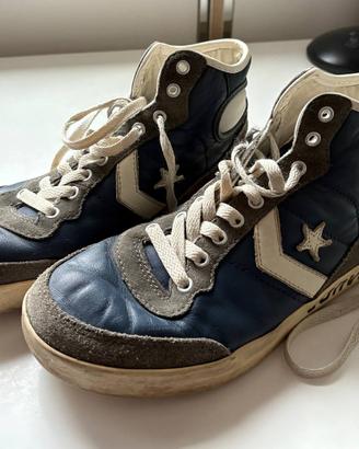 Scarpe Converse ragazzo blu e bianche