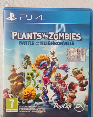 zombie vs plant PS 4