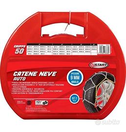 catene da neve start 9 mm gruppo 50 nuove