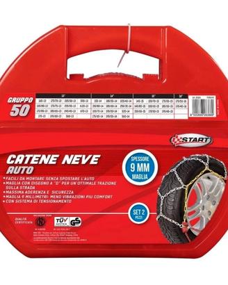 catene da neve start 9 mm gruppo 50 nuove