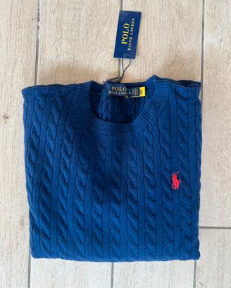 Maglione Polo Ralph Lauren Blu Taglia M