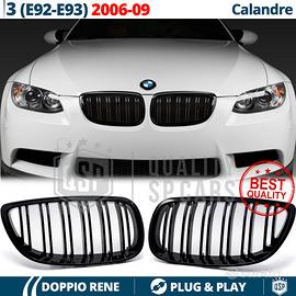 GRIGLIE Doppio Rene BMW Serie 3 E92 E93 Nero Lucid