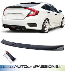 Spoiler da tetto Sport RS nero per Honda Civic