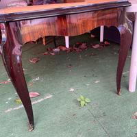 Tavolo antico legno e marmo