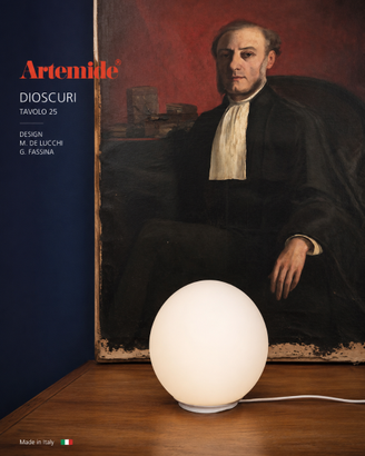 Artemide Dioscuri 25 – Lampada da Tavolo | Nuova