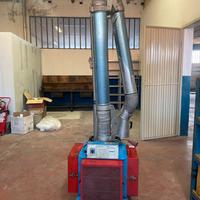 Aspiratore carrellato per fumi di saldatura