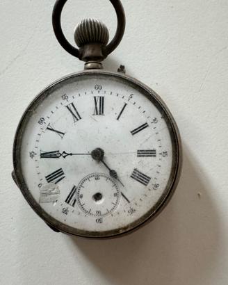 Orologio da taschino in argento marca Tissot