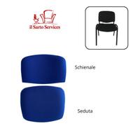 Ricambio Kit Seduta e Schienale TESSUTO NERO sedia