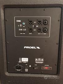 Coppia Subwoofer proel s10a
