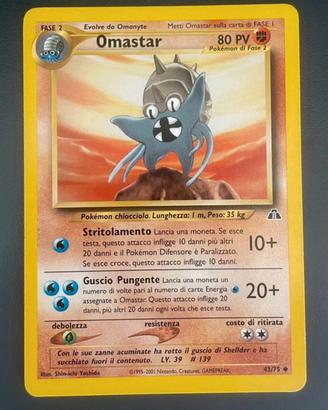 Omastar mazzo Neo Discovery