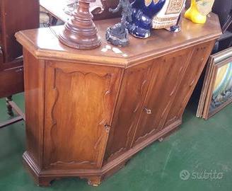 credenza bassa stretta rustica incl. trasp.