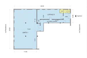 Locale commerciale 400 mq