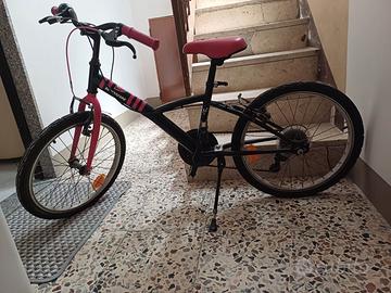 Btwin mistigirl 320 da 20 pollici-nero/rosa