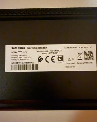 Soundbar Samsung HW-Q60R Harman Kardon + subwoofer